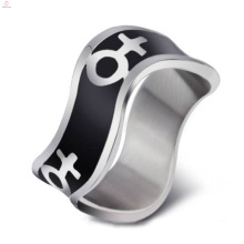 Cool Fashion Stainless Steel Lesbians Promise Rings para parejas gays